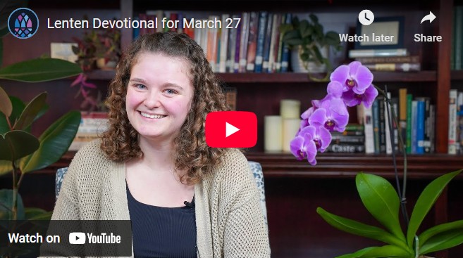 Click here to watch today's devotional.